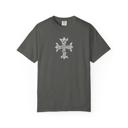 T-Shirt — Gothic Cross "Inclusive" Graphic